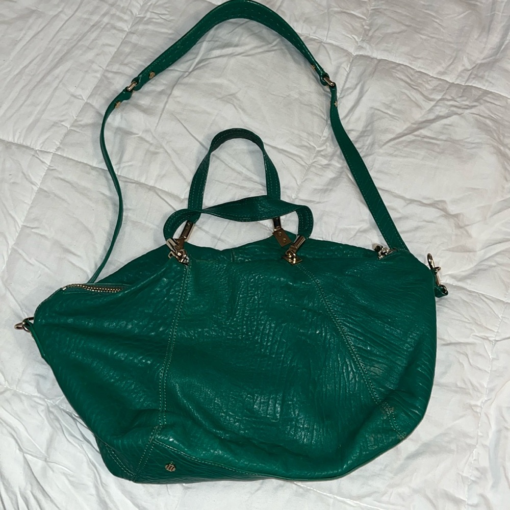 Elizabeth & James emerald green purse